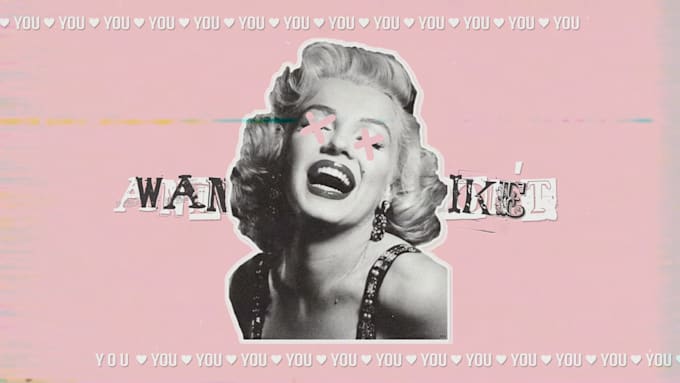 make you an aesthetic simple lyric video
