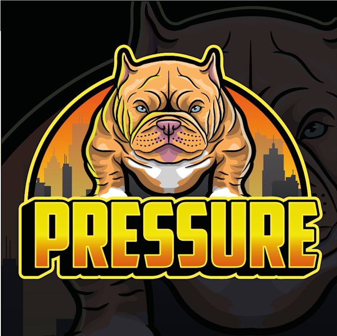 design a kennel or breeder logo on cartoon style