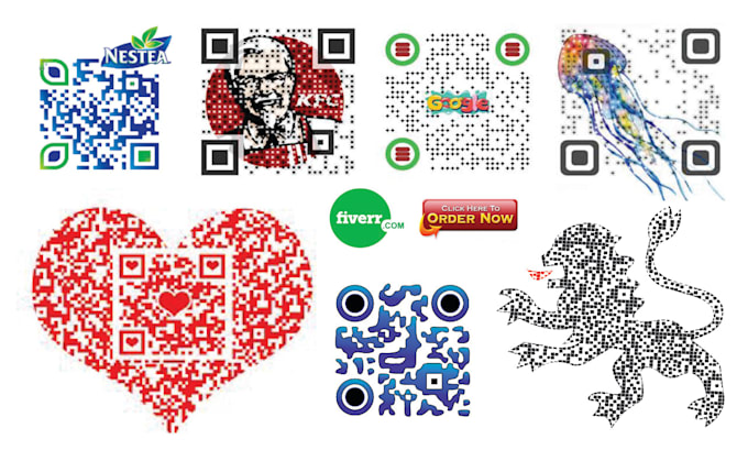 Create qr code design with logo in 1 hour by Ayshaselim2 | Fiverr