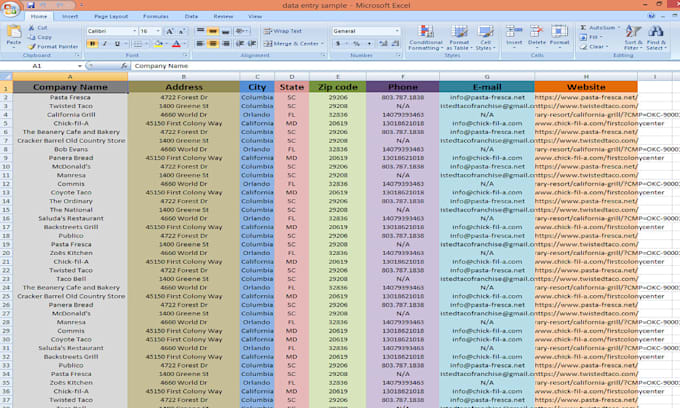 do simple data entry, copy paste, email collection,contacts