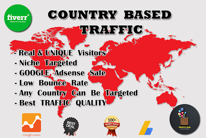 drive country based web traffic to your website