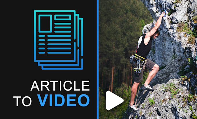 convert article to video