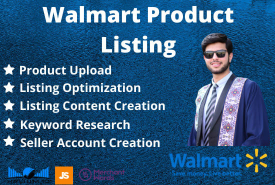 I will list your products on walmart marketplace