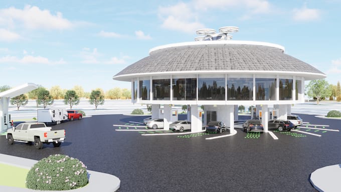 make a 3d architectural model in sketchup