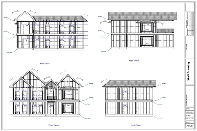 provide chief architect floor plans and permit ready architectural blueprints