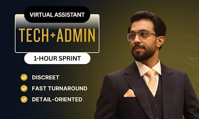 be your tech savvy virtual assistant for admin tasks