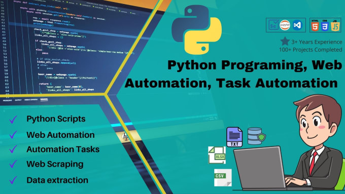 Do web automation and create custom bots using python by Ariful076 | Fiverr