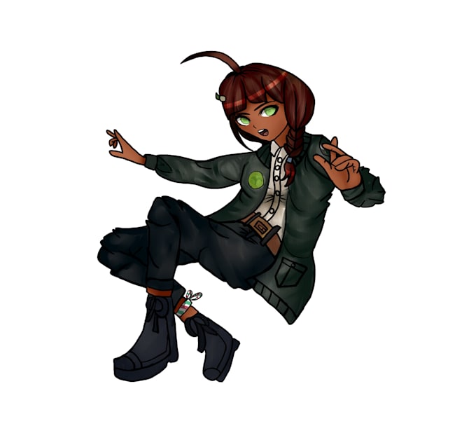 Draw your characters in danganronpa style by Erilies | Fiverr
