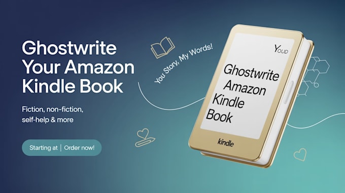 ghostwrite a professional nonfiction book or self help ebook for you