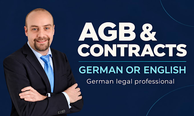 draft german and english business contracts and agb