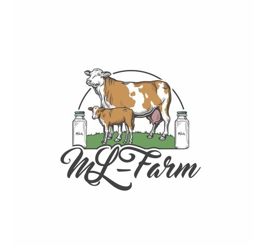 create an awesome milk breeding logo design
