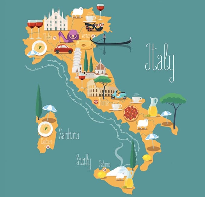 write articles about italy