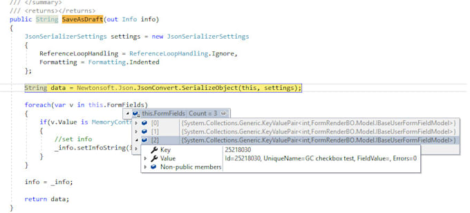 debug, fix, develop c sharp code or dot net application