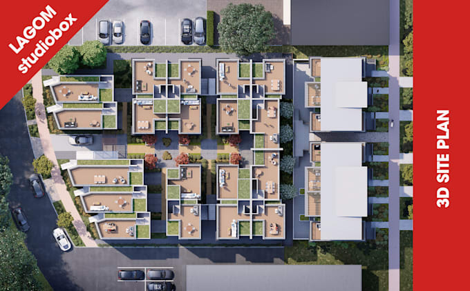 render 2d or 3d site plans