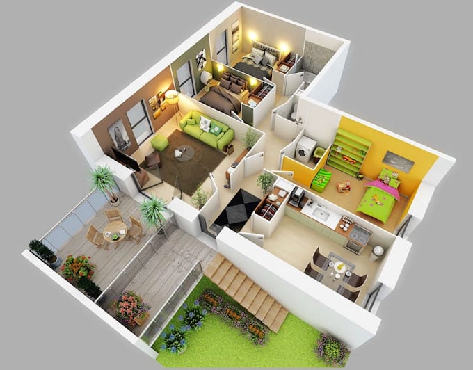 interior design for living room kitchen office and bedroom