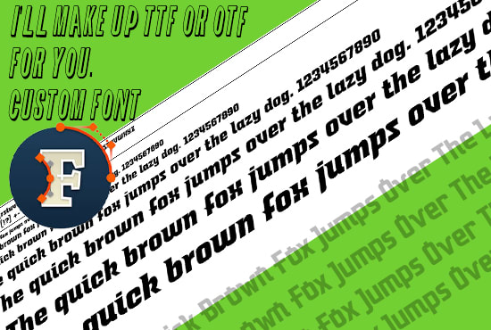 make up true type font ttf or otf for you
