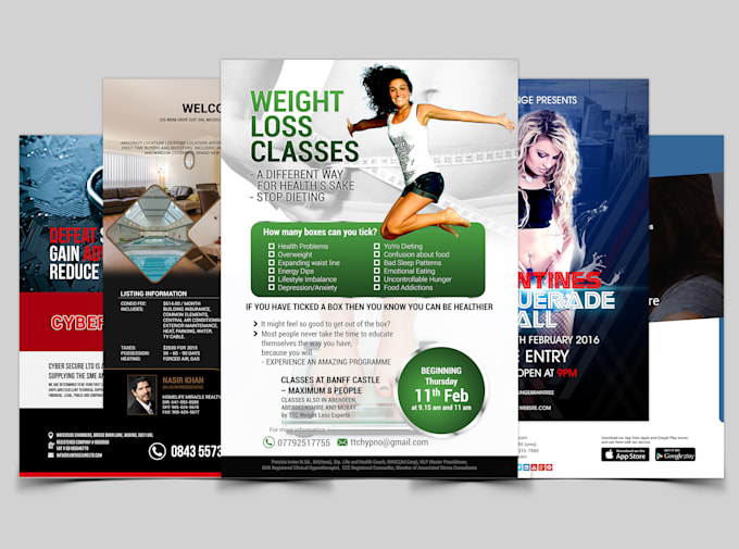 design amazing flyer or poster