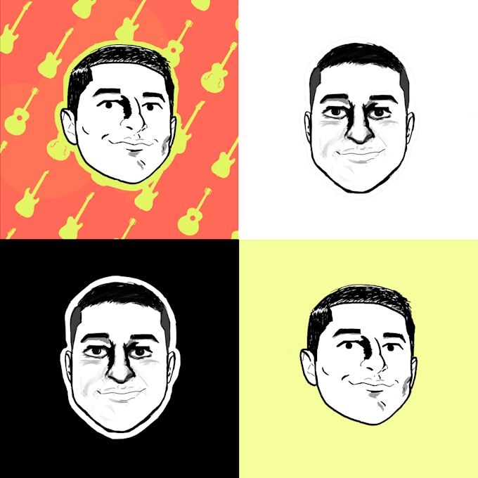 draw your avatar cartoon portrait