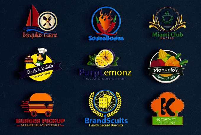 Design creative food and restaurant logo for your business by Zain_babu ...