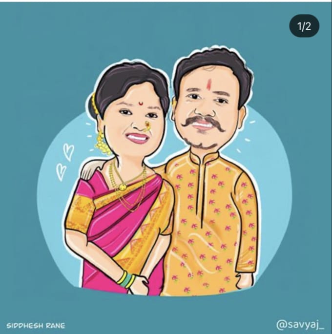 Draw cartoon characters and illustration by Ranesiddhh17 Fiverr