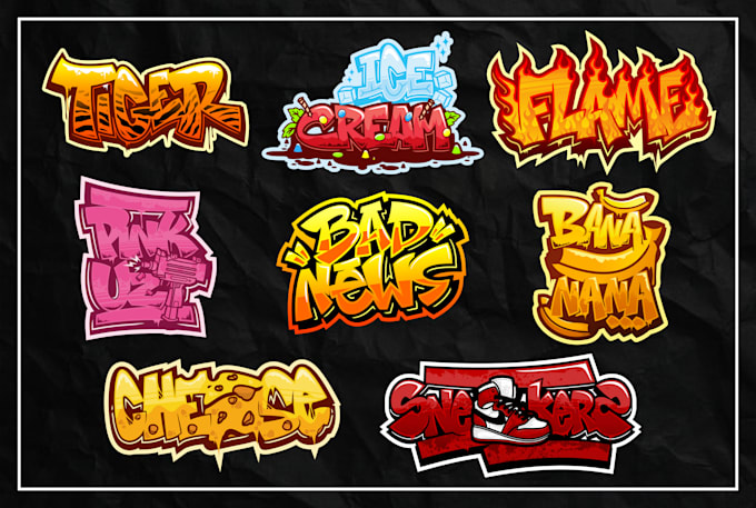 Create Graffiti Text For Logo, Tshirt, Sticker, Etc