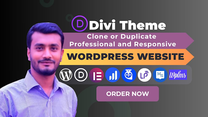 clone or duplicate wordpress website to divi theme