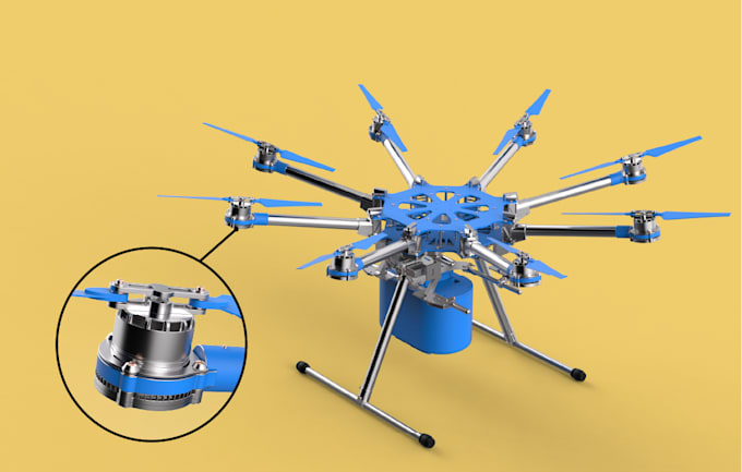 design 3d cad models using solidworks or creo