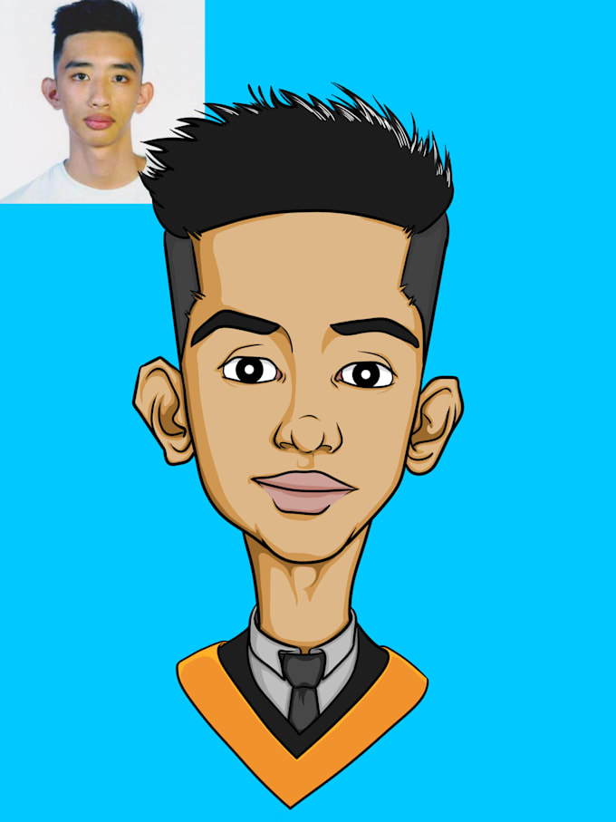 Draw you in cartoon my style by Halliburtvisaya Fiverr