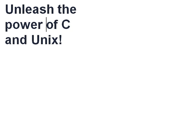 do c programming and unix or linux shell scripting