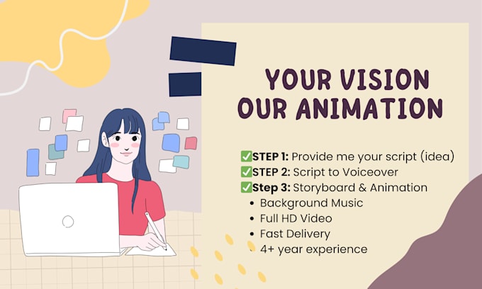 create professional whiteboard animation for educational content