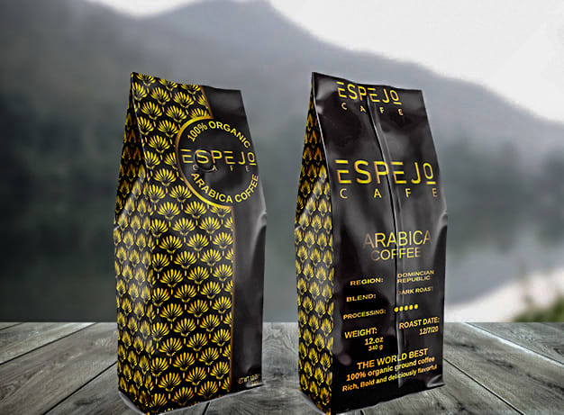 do perfect coffee bag label design