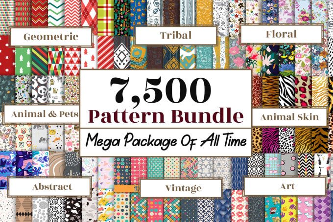 Download Deliver 7500 Unique Pattern Design Bundle By Asezoapotsa Fiverr