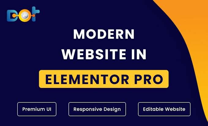 design a premium wordpress website or store with elementor pro