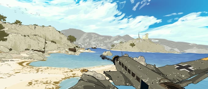recreate historical scenes via illustration for you