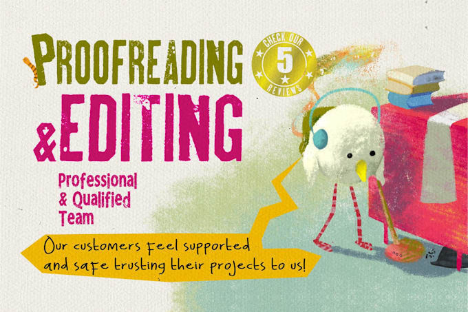 proofread and edit your children book
