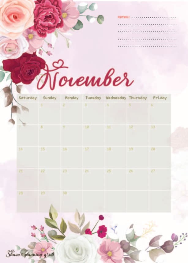 create customized planners and calenders