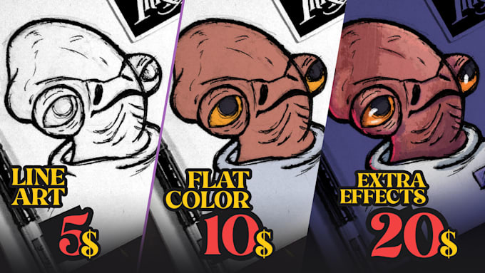 create amazing hand drawn characters and animals
