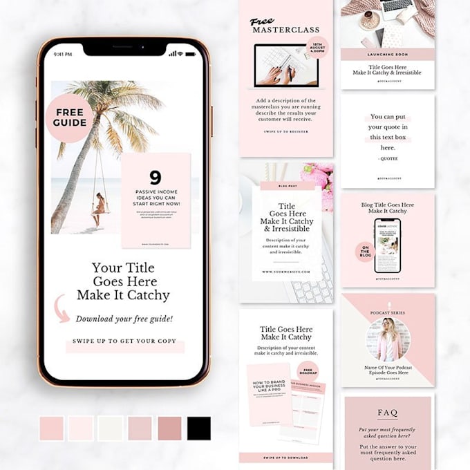 Customize Templates Design custom social media templates on canva by Businessinves7 | Fiverr