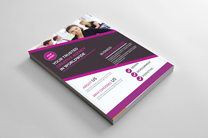 Register Form Flyer Design corporate, professional, flyer, registration form by ...