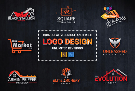 Design logo for real estate, ecommerce online store and your company by ...