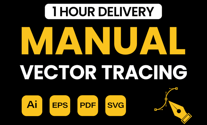 vector trace, redraw logo, recreate png to vector file
