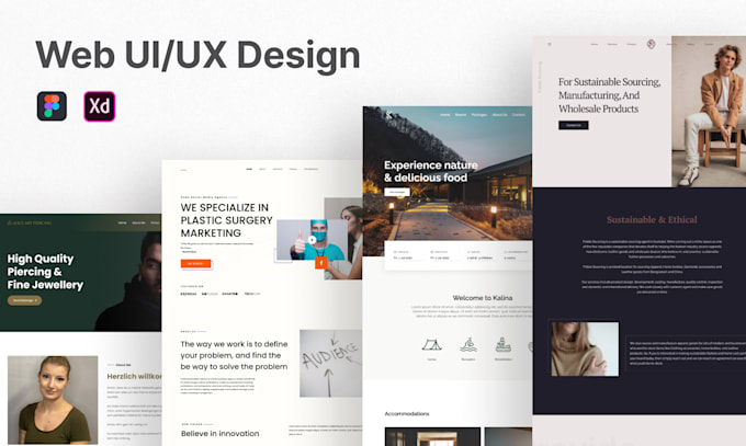 Hot Deals! I will do UI UX design for websites on figma  for $30