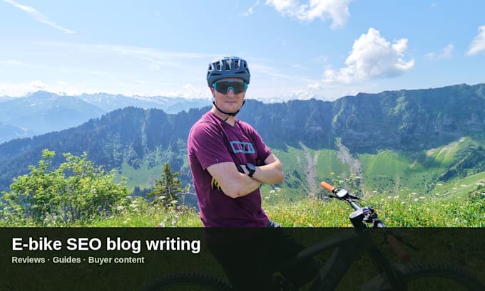 write SEO blog posts for electric bike and ebike brands