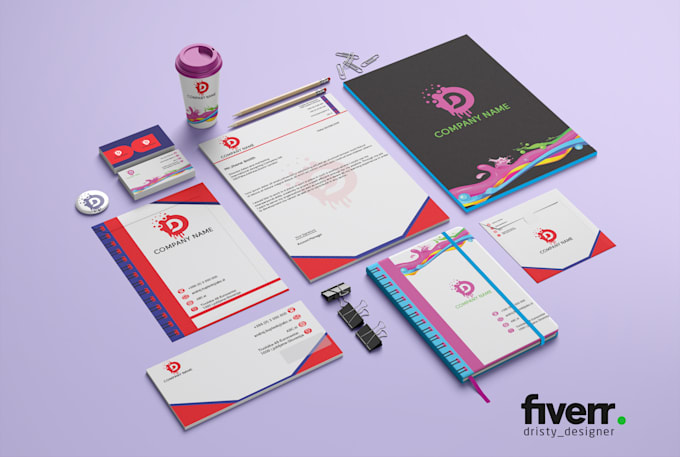 design modern business card, brand identity and stationery