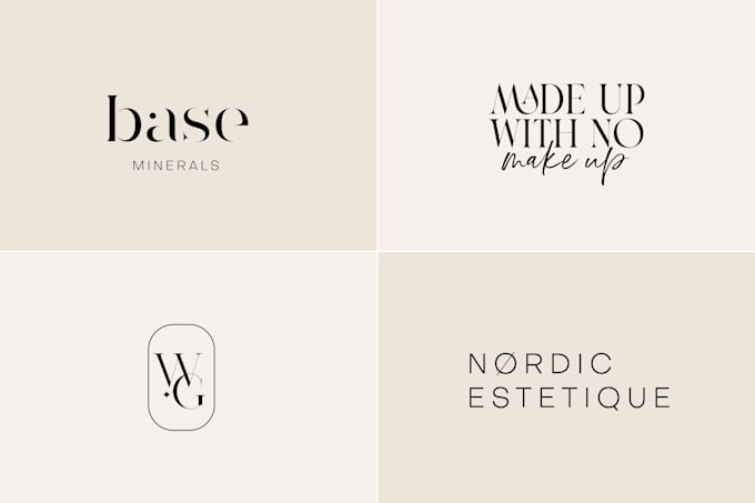 design a luxury minimalist logo for beauty brands