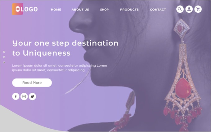 build a landing page with native codes