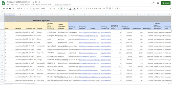 do company data enrichment
