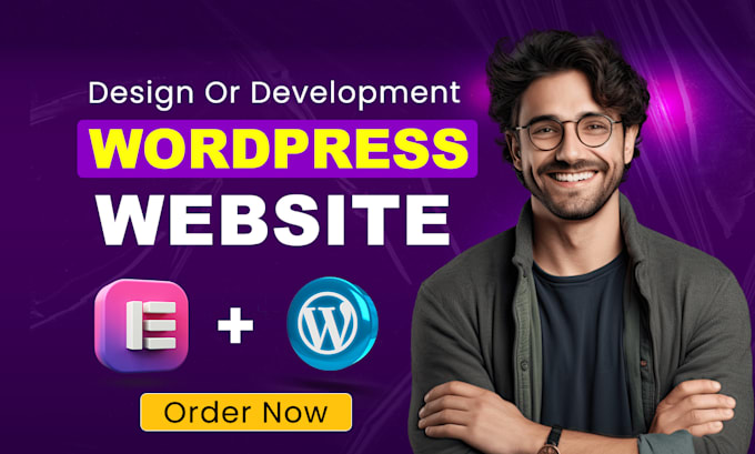 develop your wordpress business website, blog website design with elementor pro