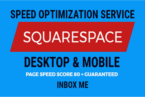 speed up squarespace website on google pagespeed insight