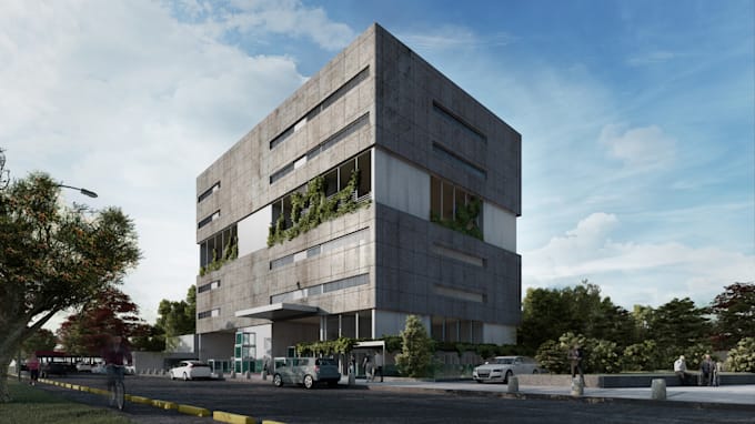 create realistic exterior archviz with vray